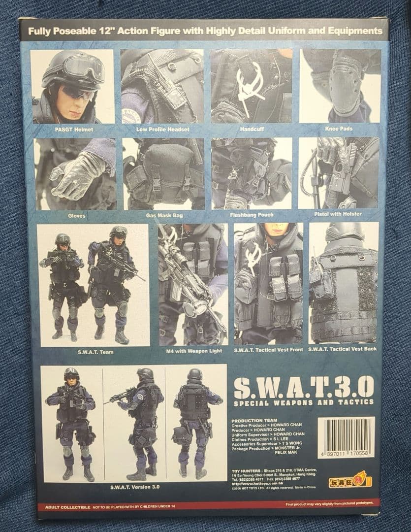 1/6 12インチ S.W.A.T.3.0 ホットトイズ A