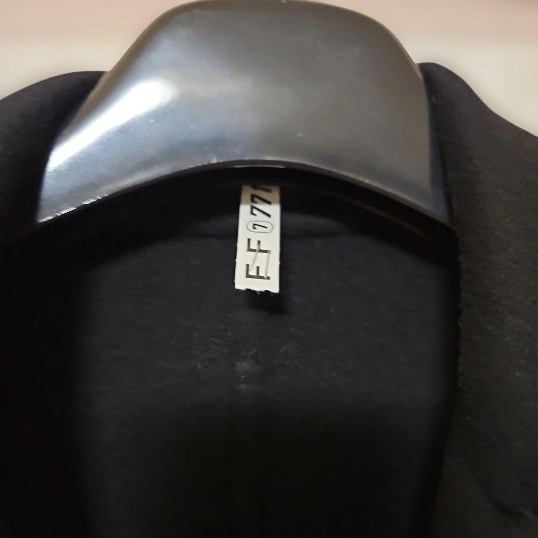 デザインワークス　カシミア100%　ブラック チェスターコート