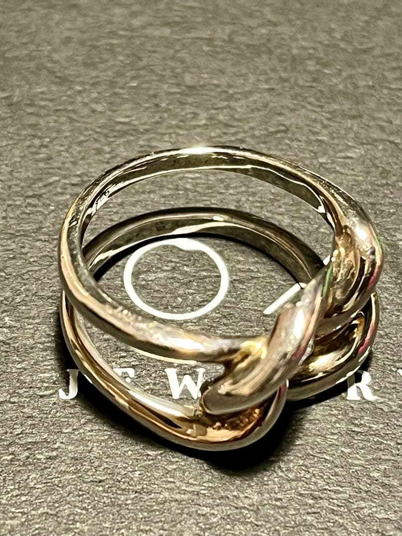 MB OX JEWELRY Big Chain Ring 17 号シルバーリング
