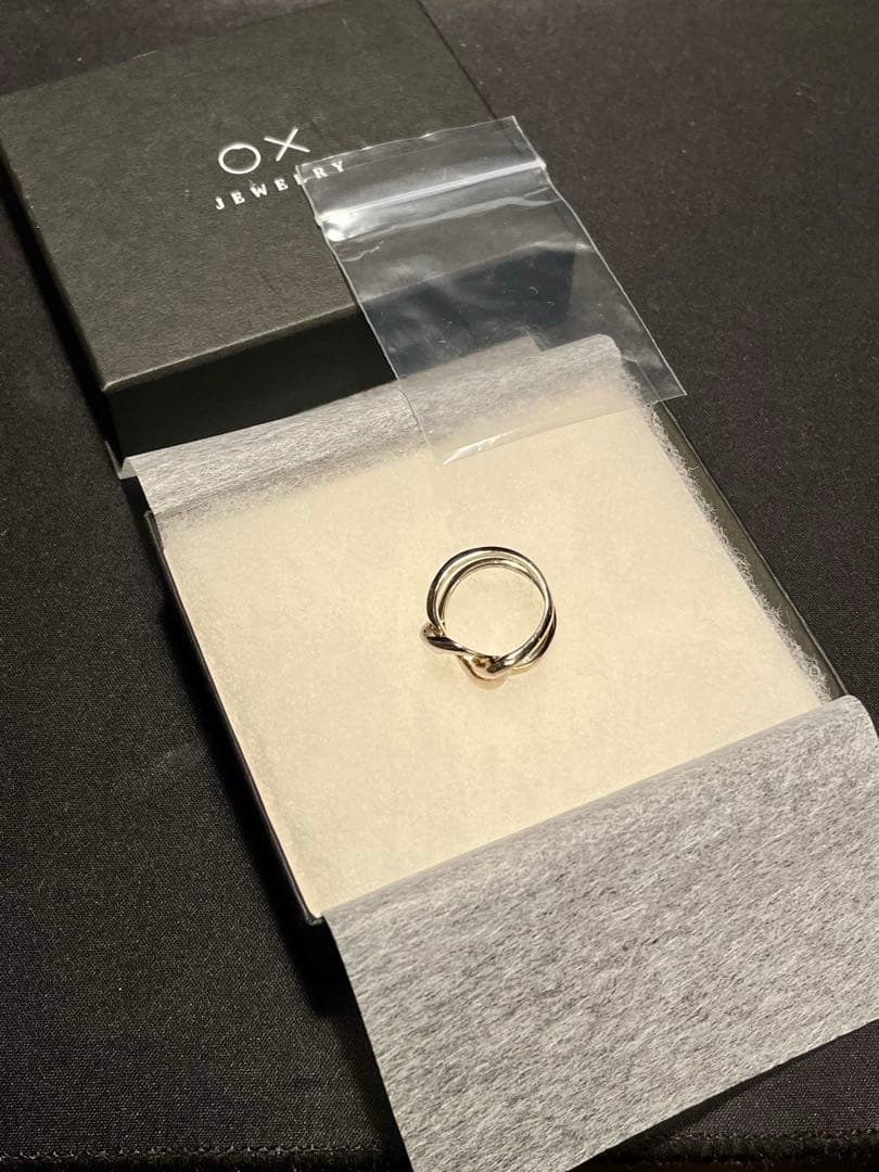 MB OX JEWELRY Big Chain Ring 17 号シルバーリング