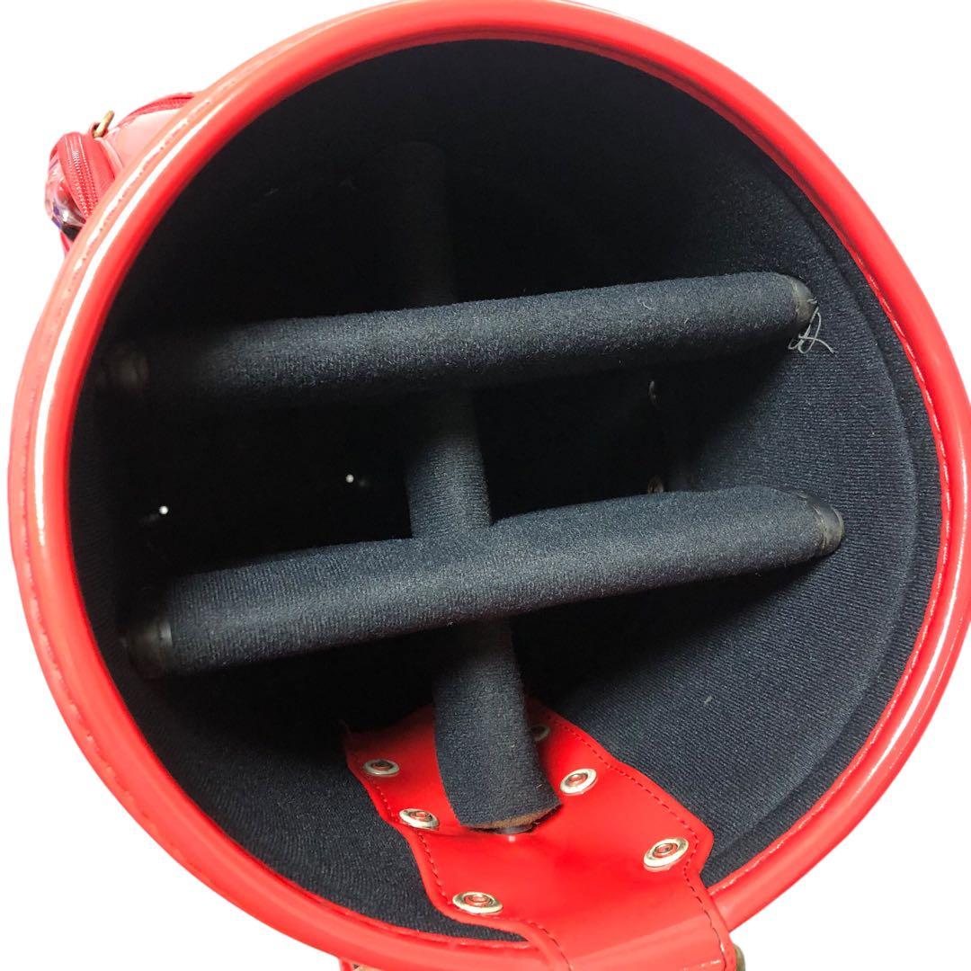 希少品】フェラーリ エナメル キャディバッグ ゴルフバッグ 赤 レッド