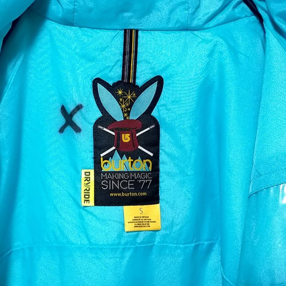 【美品 高機能】BURTON DRYRIDE スノーボード ウェア 柄
