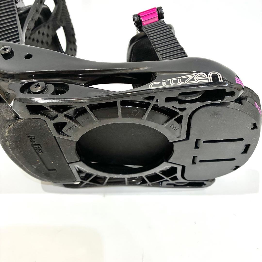 美品 バートン スノーボード ビンディング シチズン リフレックス M