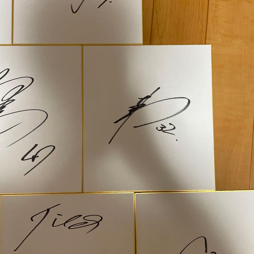 阪神タイガーズサイン色紙9枚