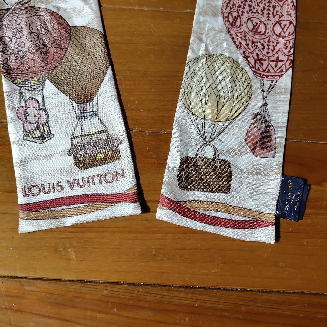 正規品★ルイヴィトン気球ヴィヴィエンヌ　モノグラム　スカーフ　バンドー　ピンク