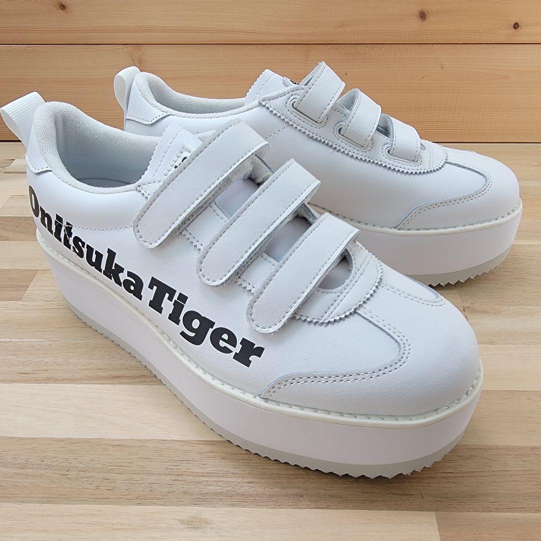 オニツカタイガー ウィメンズ デレゲーションチャンク ホワイト 24cm