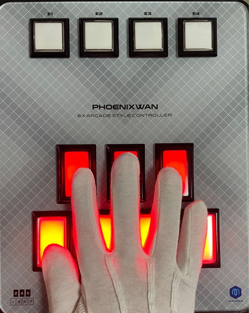 PHOENIXWAN 新基板 三和ボタン ライトニング仕様 静音加工 DAOコン