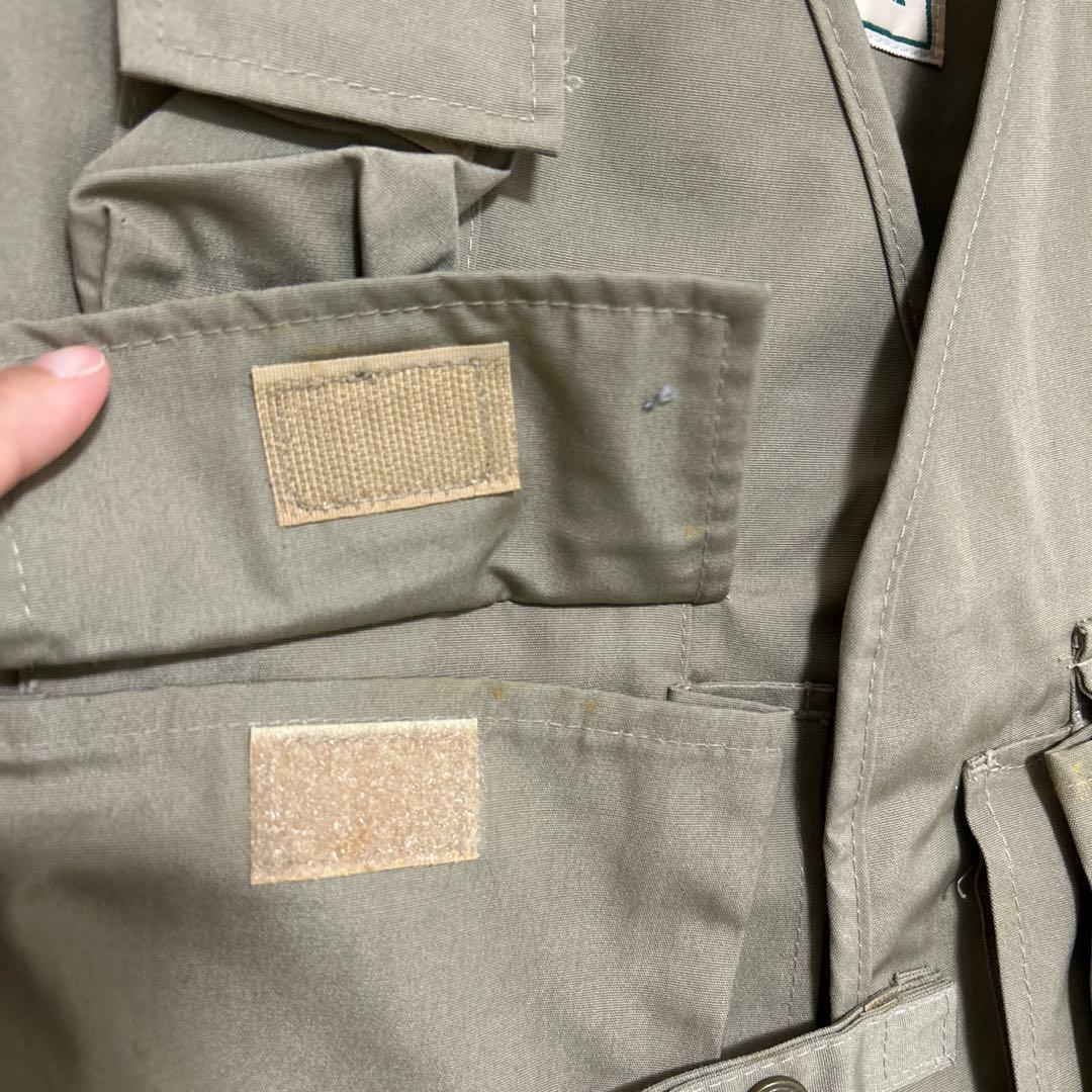 【ヴィンテージ】80s L.L.Bean ベージュ フィッシングドアベスト　古着