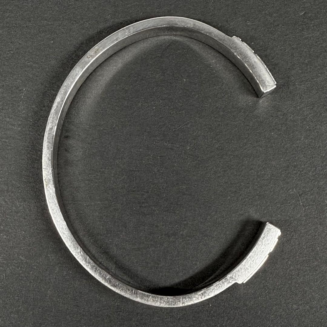 ダンヒル カフバングル dロゴモチーフ シルバー925 ブレスレット バングル