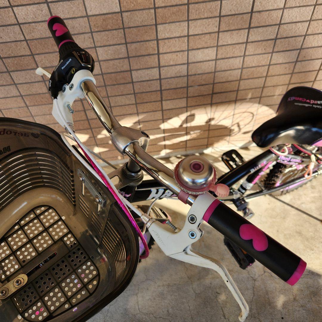 【22インチ】【送料込み】【たのメル便使用】 子供用 自転車 女の子 6段変速