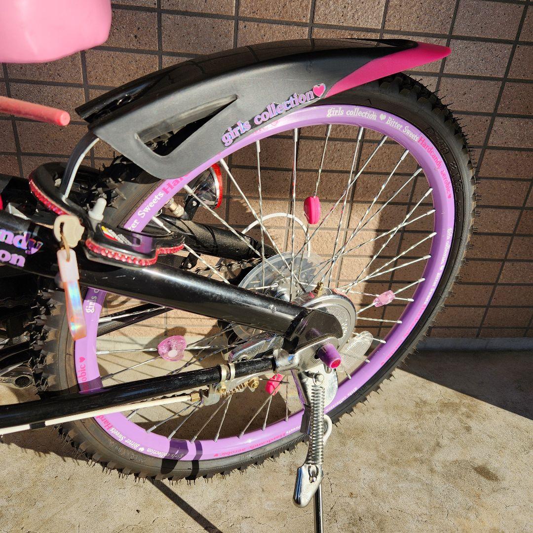 【22インチ】【送料込み】【たのメル便使用】 子供用 自転車 女の子 6段変速