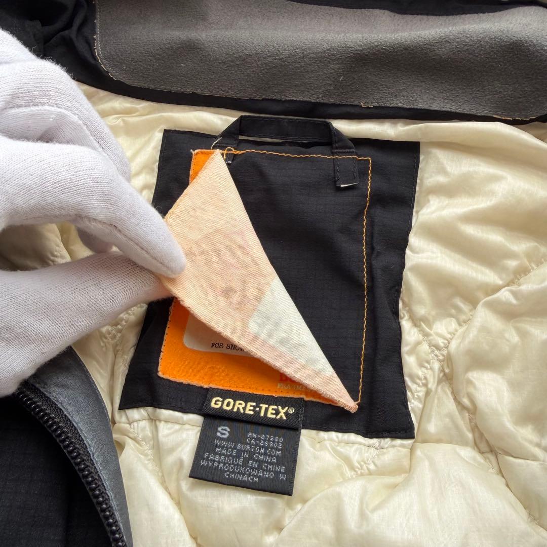 スノーボード BURTON AK457 GORE-TEX DOWN JACKET BLACK