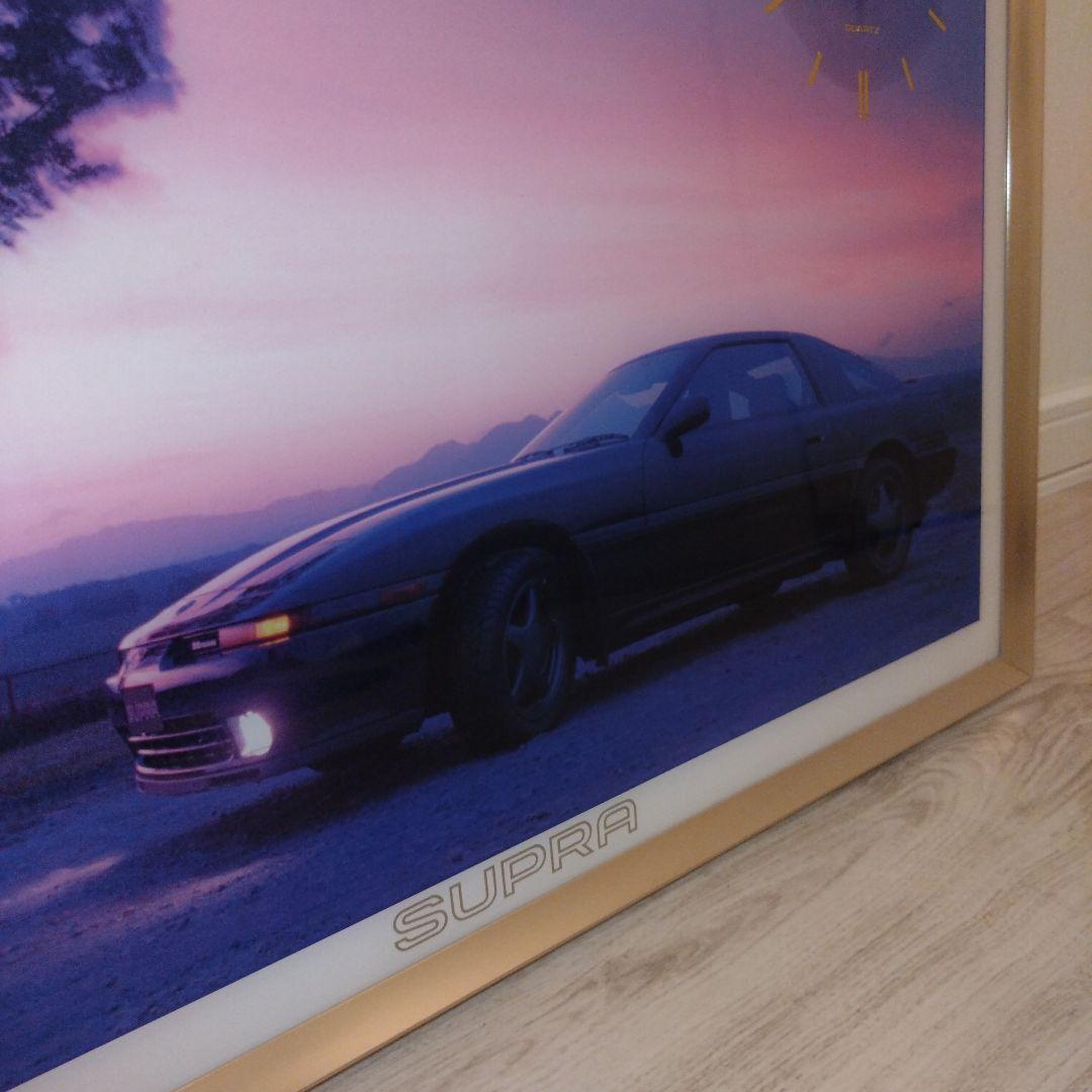 TOYOTA SUPRA 時計付パネル 希少品 レア物