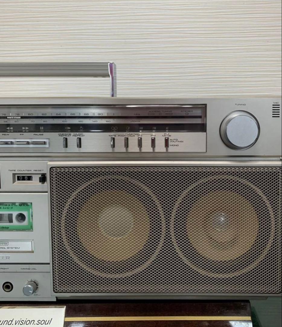 動作品　PIONEER パイオニア SK-900 Runaway ラジカセ希少品