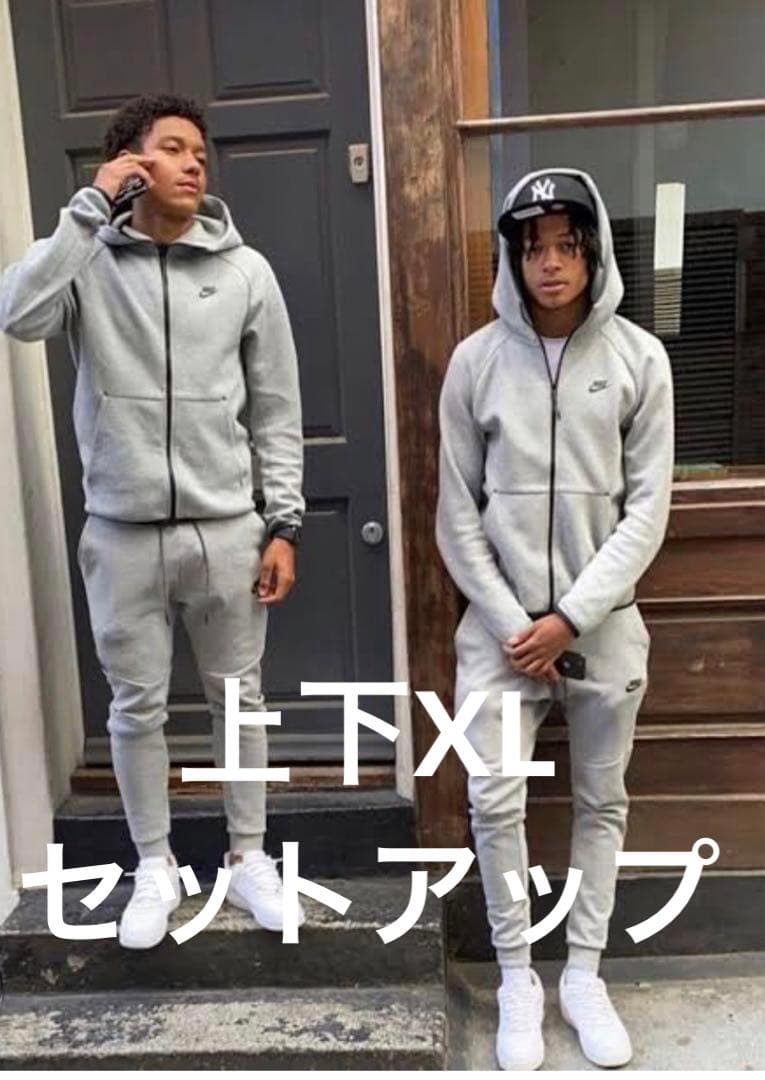美品 廃盤 NIKE テックフリース 上下セット グレー XL - メルカリ