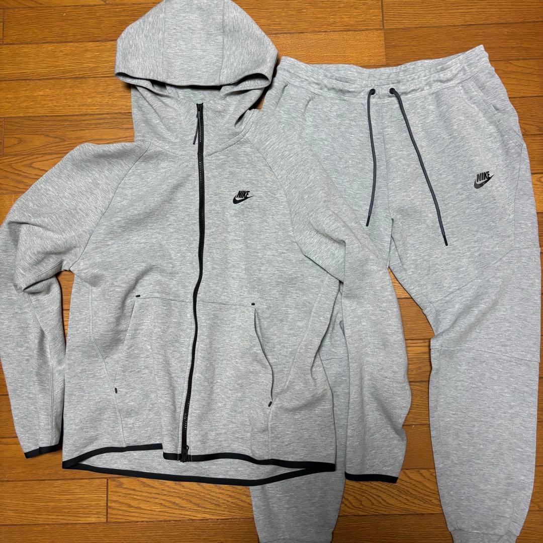 美品 廃盤 NIKE テックフリース 上下セット グレー XL - メルカリ