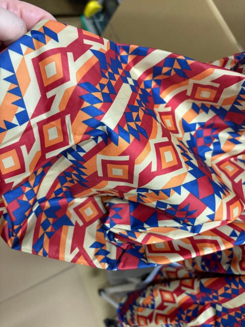 FIELDOOR ワンタッチタープテント 3.0×3.0m ネイティブ柄