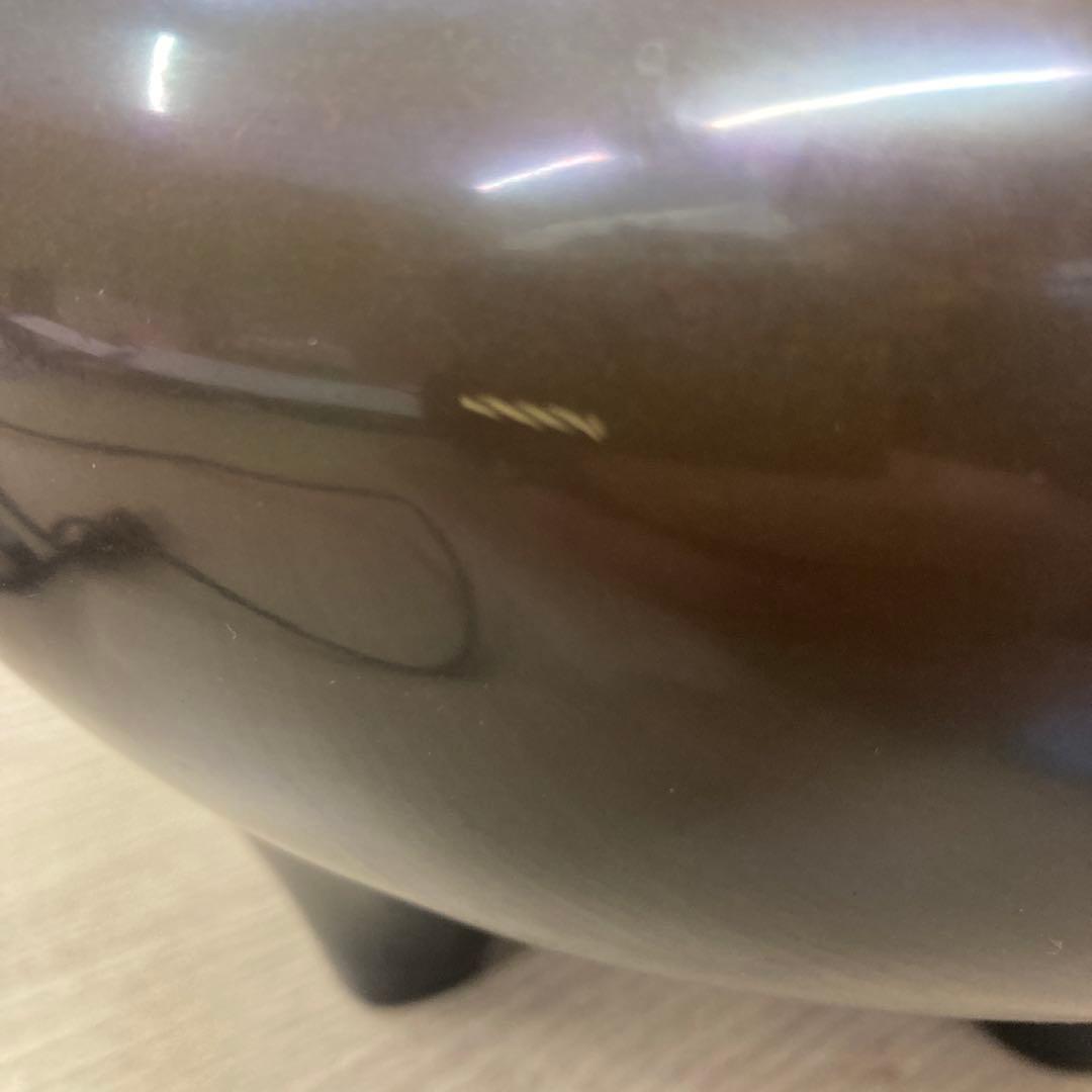 コンロ動作確認済み！ 唐銅 風炉 風炉釜 茶釜 茶道具