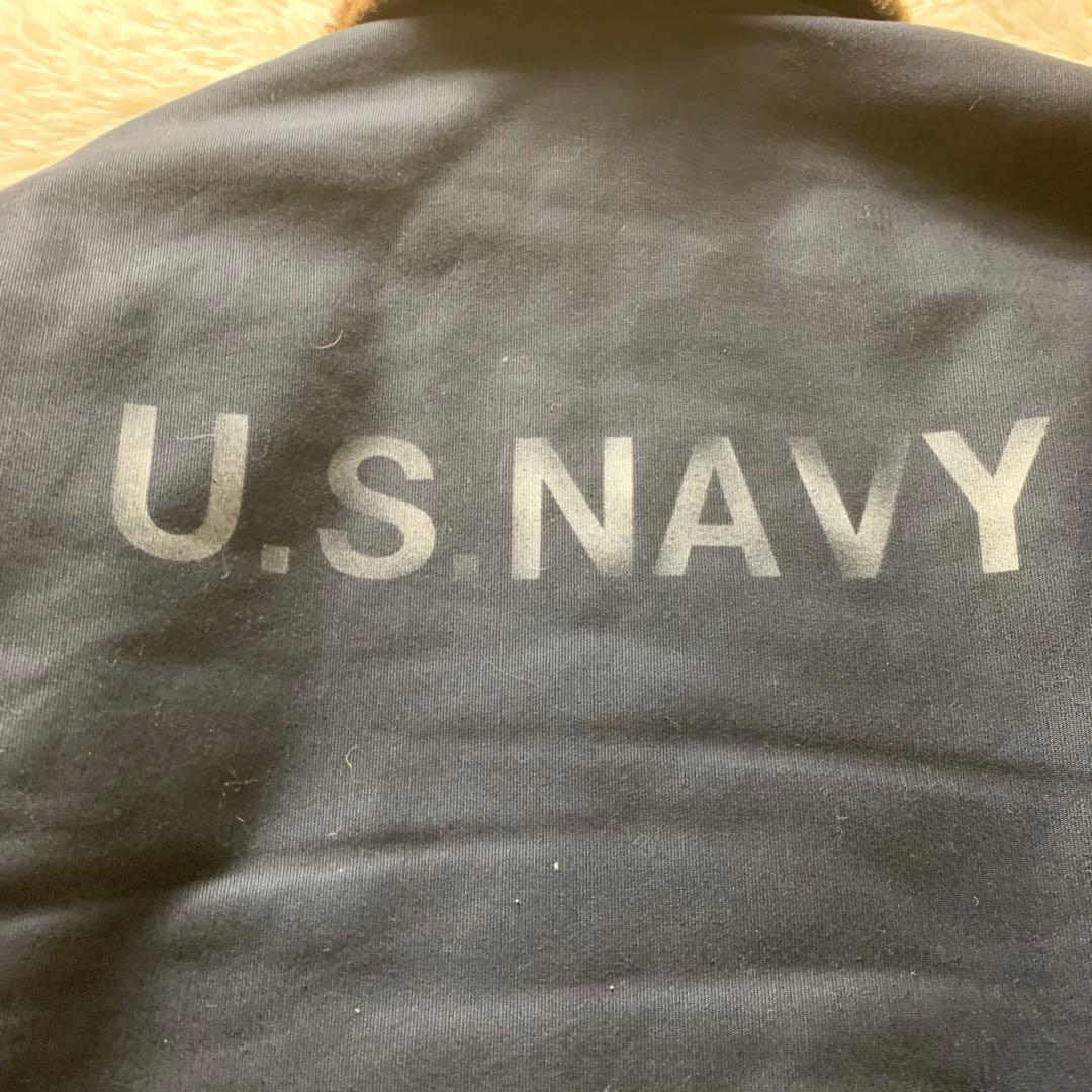 【雰囲気抜群】ヒューストン デッキジャケット N-1 ネイビー 42