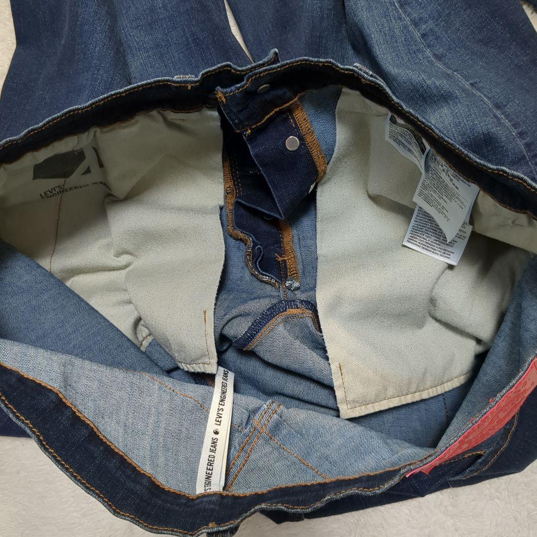 ✨キムタク！濃紺！w34✨LEVI'S LEJ570 バギーテーパード 立体裁断