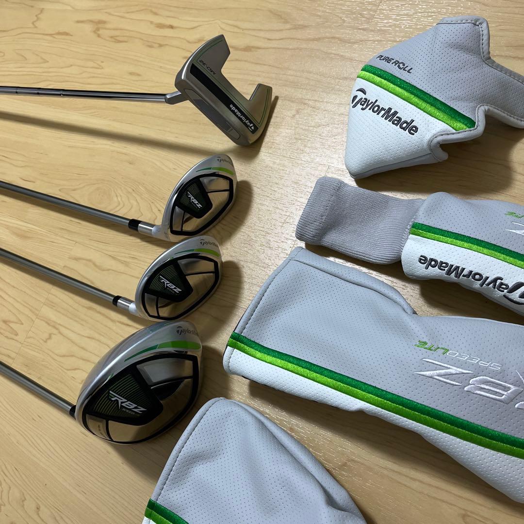 【美品】【ゴルフクラブセット】テーラーメイド　初心者オススメ　レディース　9本