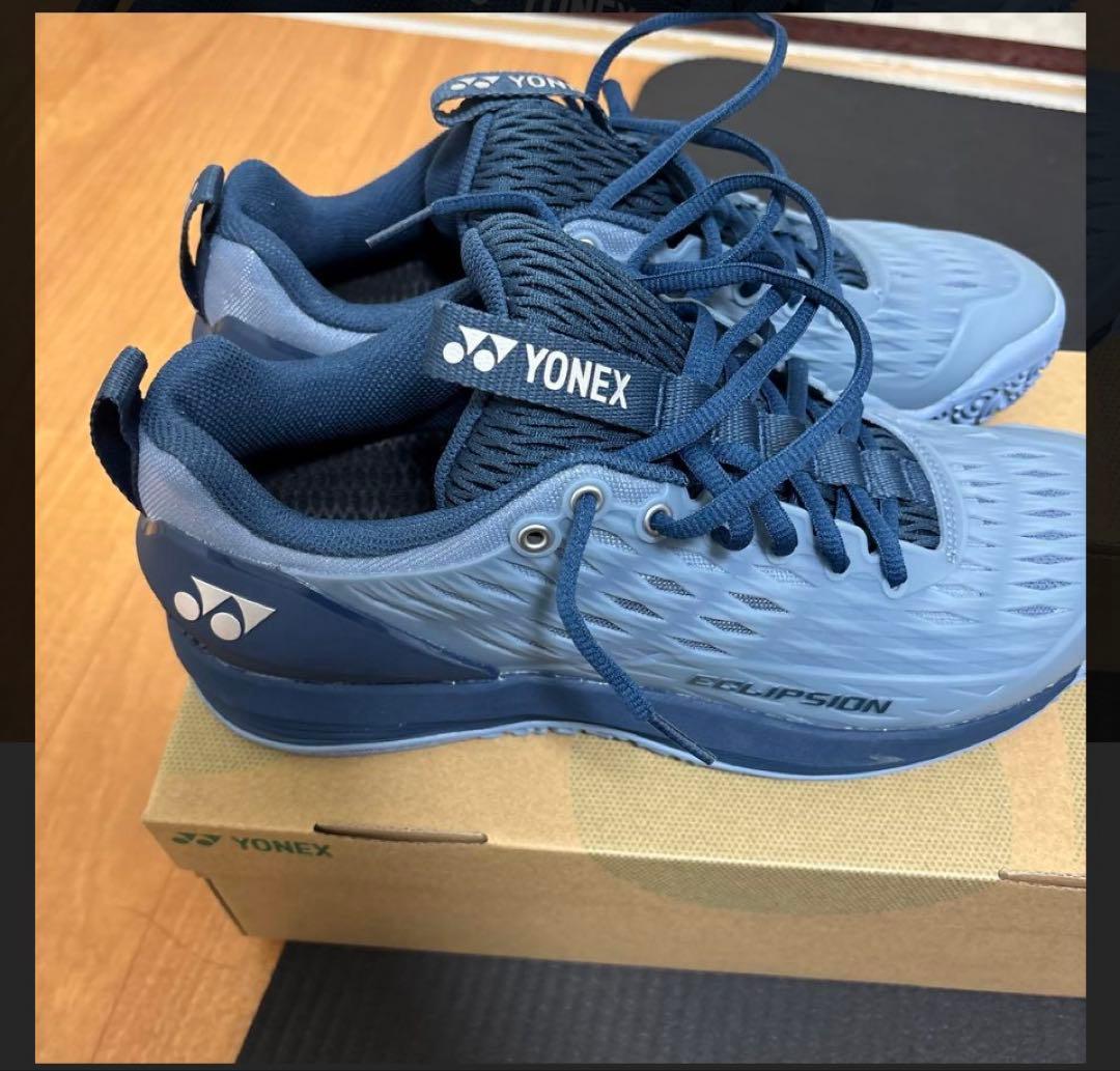 【ヨネックス】新品　エクリプション3テニスシューズ グレー/ネイビー　26cm