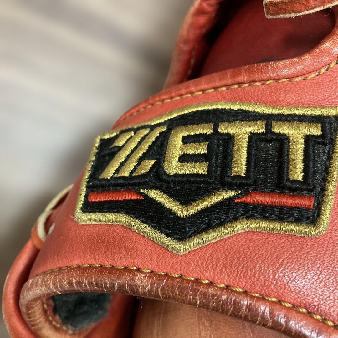 ZETT 野球グローブ大人 軟式 右投げ用 00945250 ヨゴレ有り