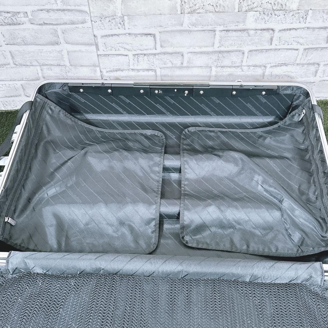 ゼロハリバートン　シルバー　キャリーケース　大型　TSAロック　アルミ　内装美品