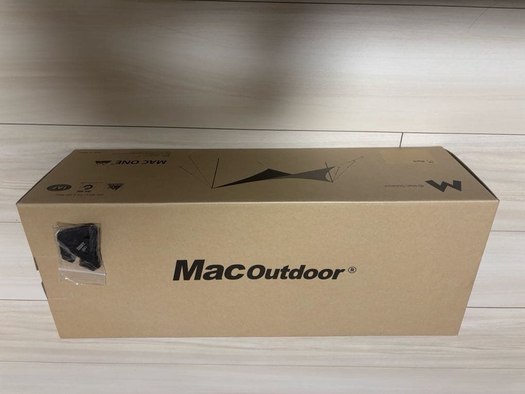 Mac Outdoor ウイングタープ　マックワン　タープ　ブラック　EBフック
