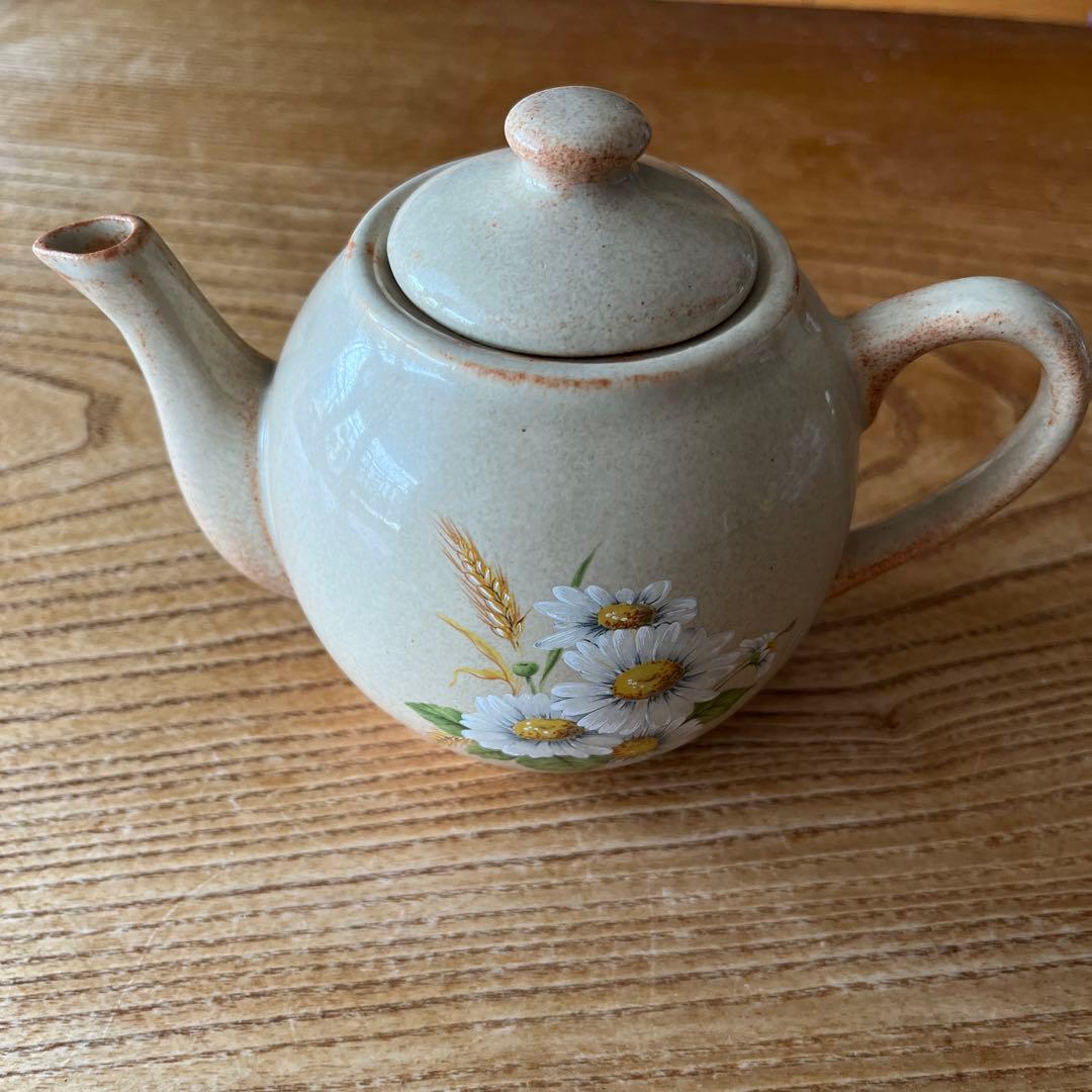 マニー マーガレット ティーポット フランス窯 - メルカリ