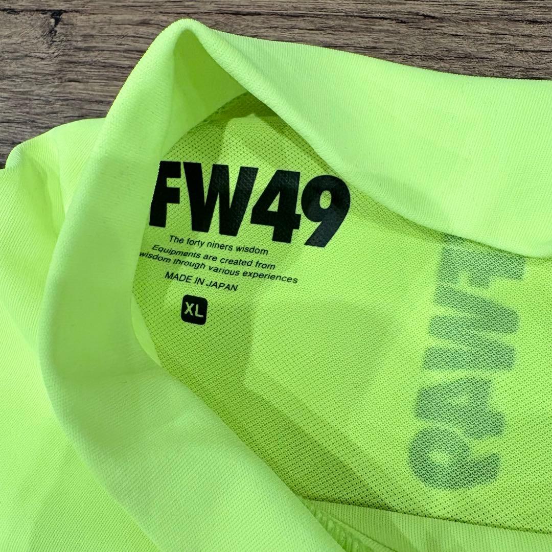 TFW49 mockneck モックネック シャツ ゴルフ 蛍光イエロー