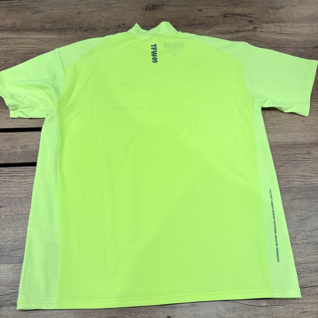 TFW49 mockneck モックネック シャツ ゴルフ 蛍光イエロー