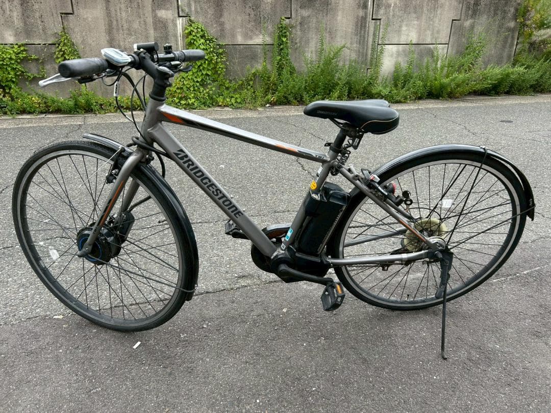 と*ぼ様 即決 楽ちん ブリジストン 電動アシスト自転車 シルバー 直