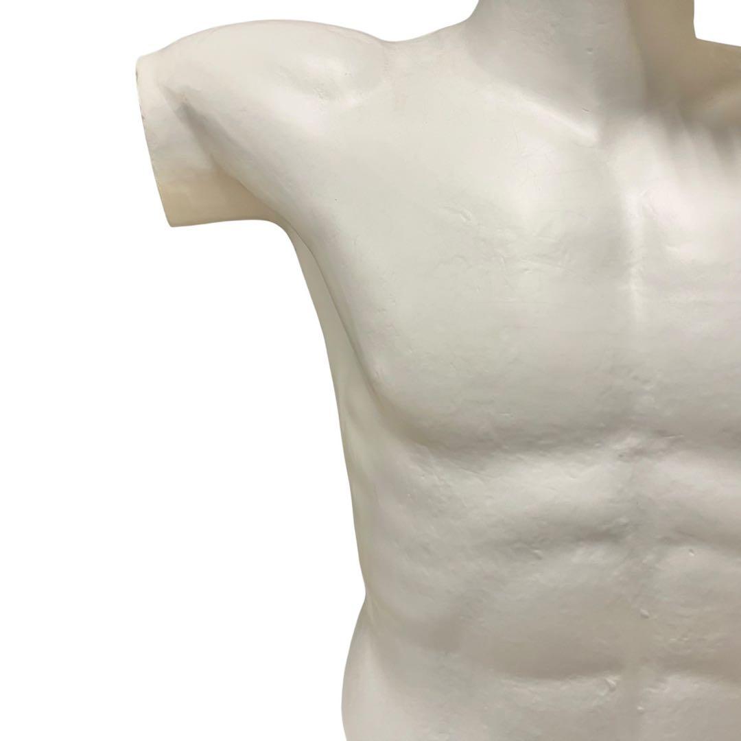 【希少】ポセイドン 石膏像 石像 胸像 デッサン 特大 彫刻 置物 オブジェ