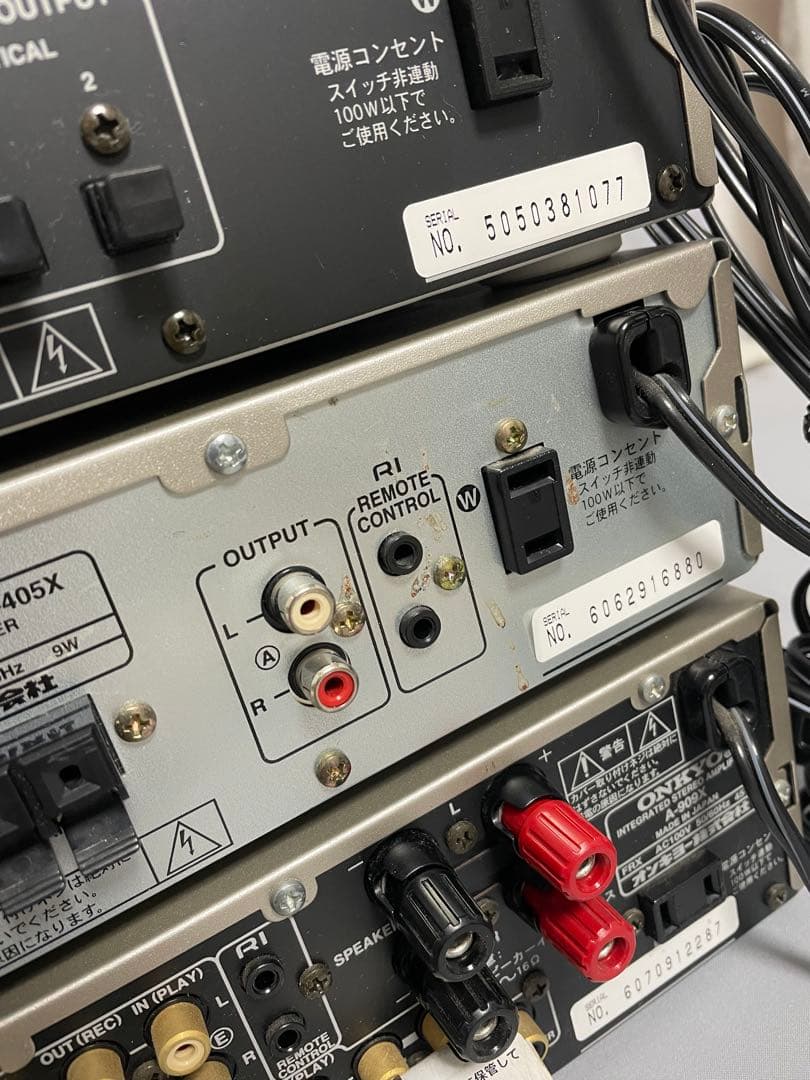 ONKYO プリメインアンプ FM/AMチューナー CDプレーヤー 3点セット