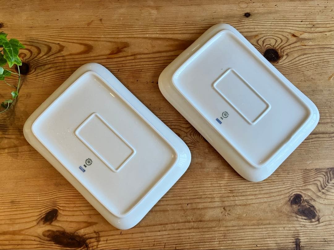 ロイヤルコペンハーゲン シグネチャー 22レクタングルトレイ×2 - メルカリ