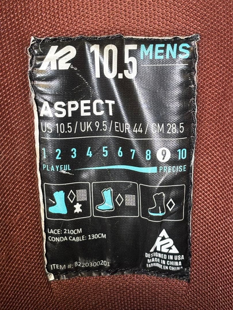 スノーボード K2 ASPECT 22-23 10.5 28.5cm