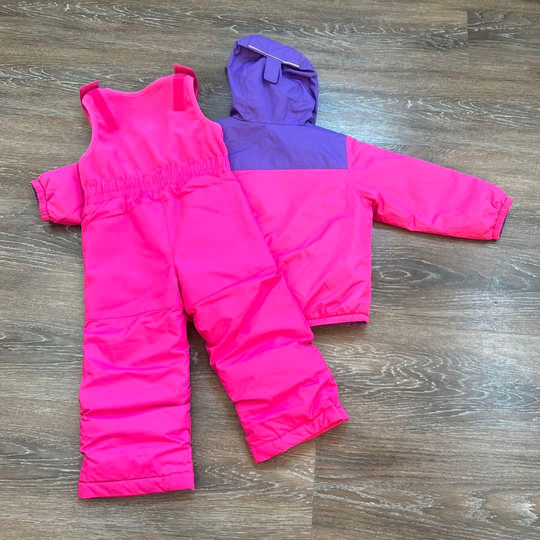 コロンビア 3t 90 100女の子 リバーシブル スキーウェア 買う