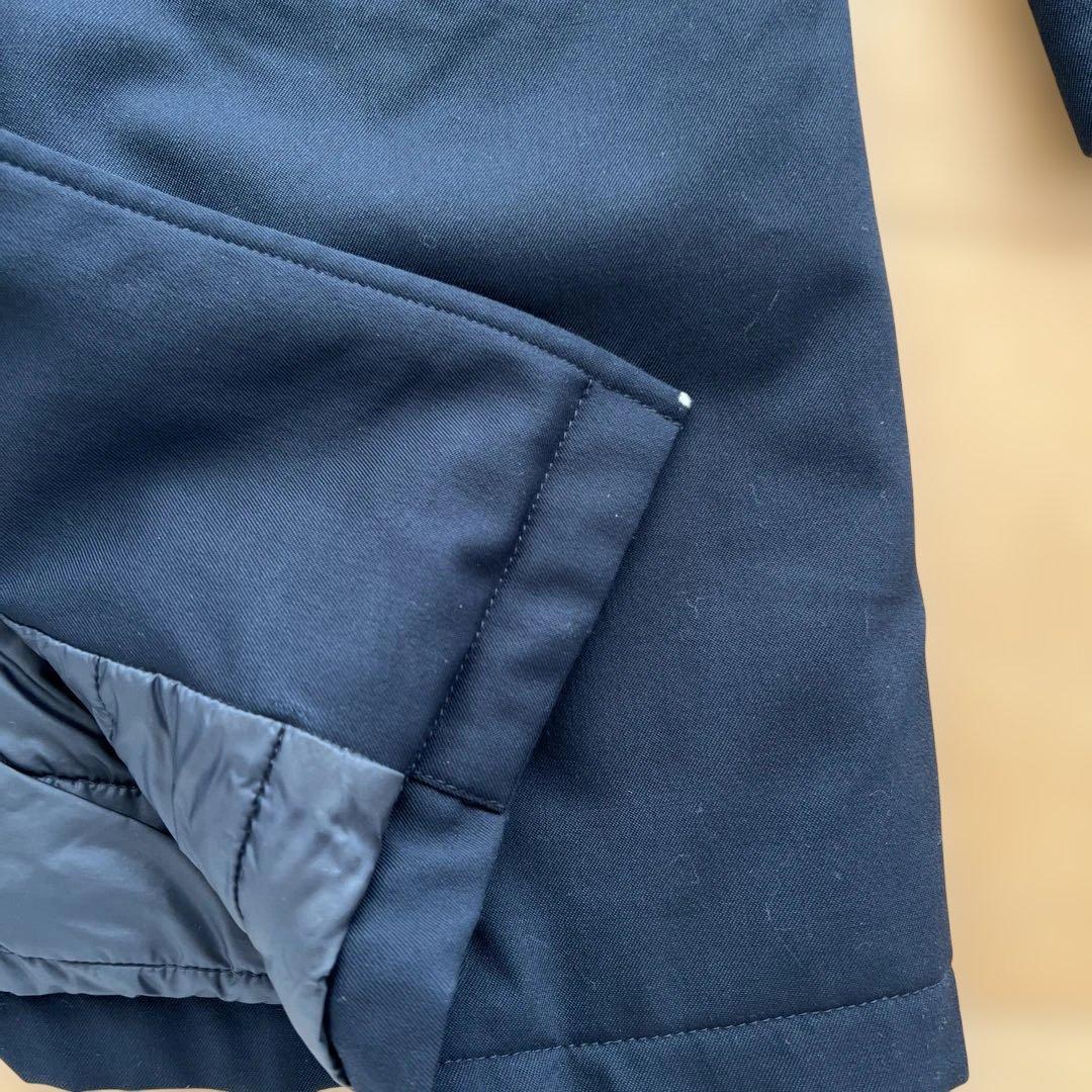 HERNO ネイビー ライナー付きチェスターコート