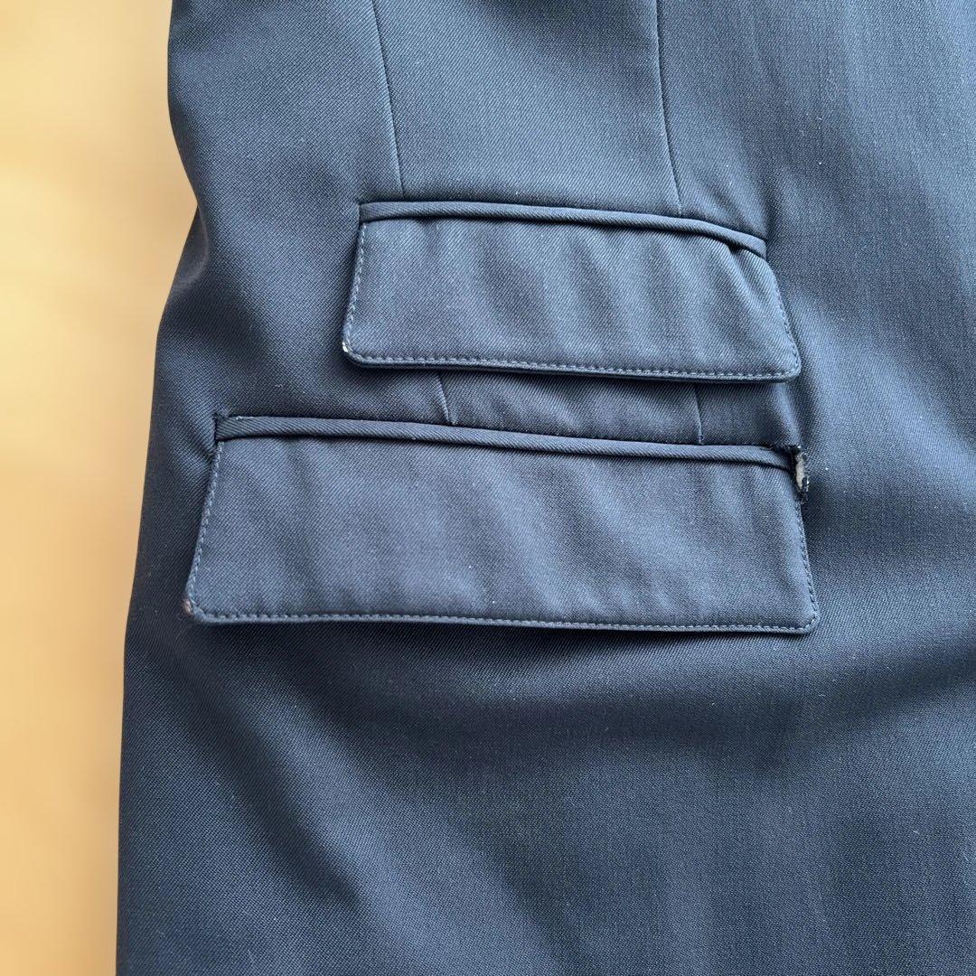 HERNO ネイビー ライナー付きチェスターコート