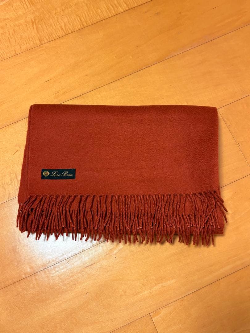 ボ*ゼ様 ロロピアーナのストール ブラウンレッド - メルカリ