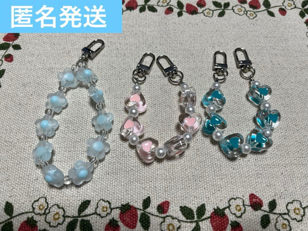 ビーズストラップ - メルカリ