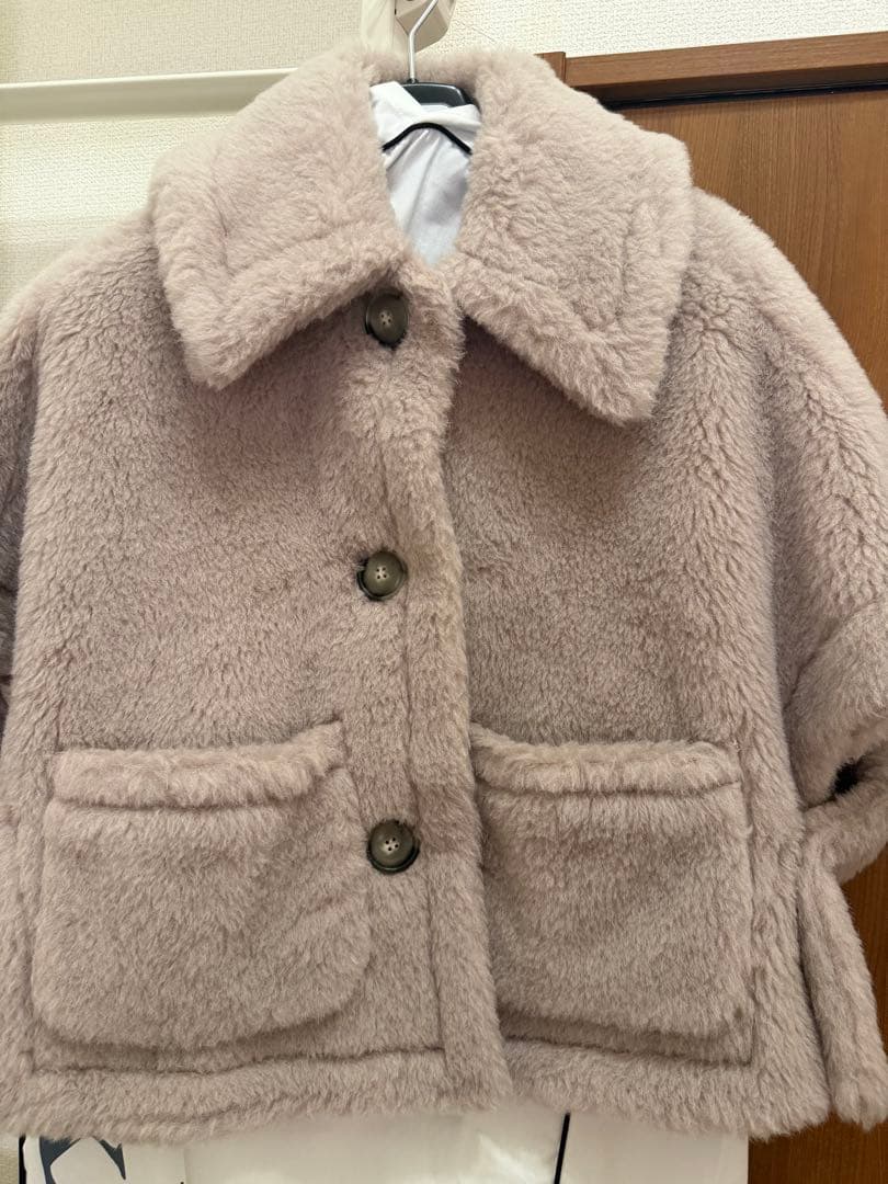 ⭐️美品⭐️Max Mara テディベアケープ　ニューテルツォ