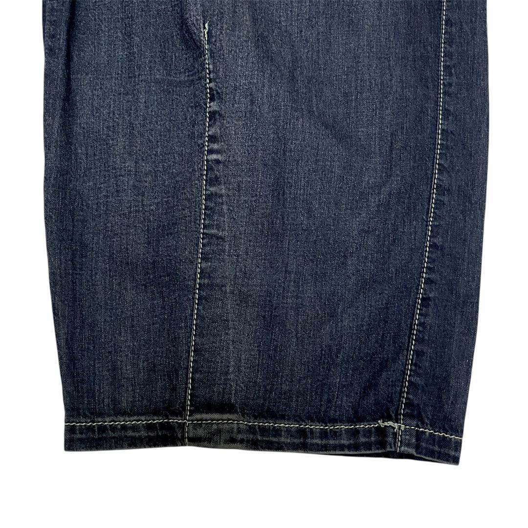 新品未使用✨ayaneアヤン ダンガリーバレルレッグワイドパンツ デニム 38