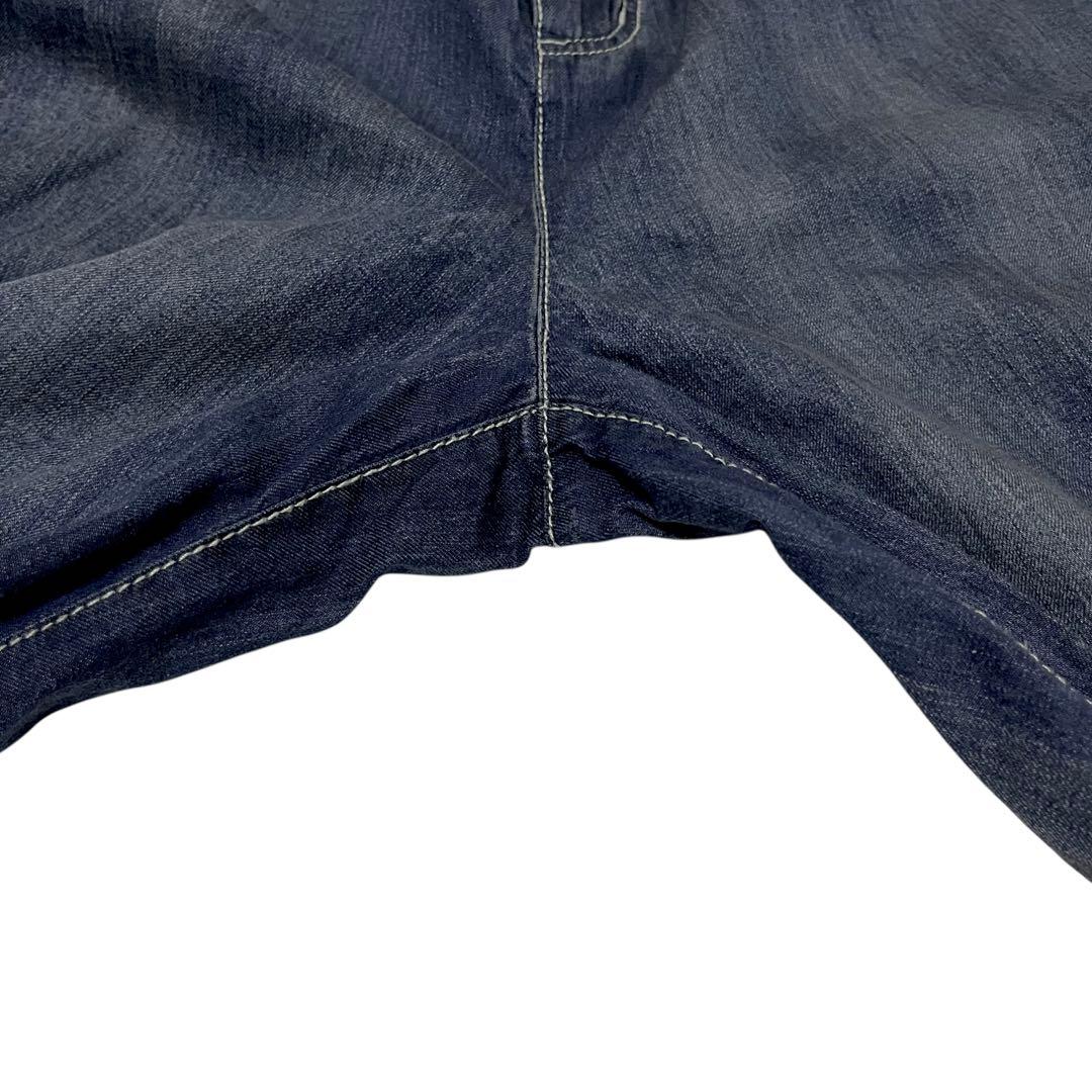 新品未使用✨ayaneアヤン ダンガリーバレルレッグワイドパンツ デニム 38