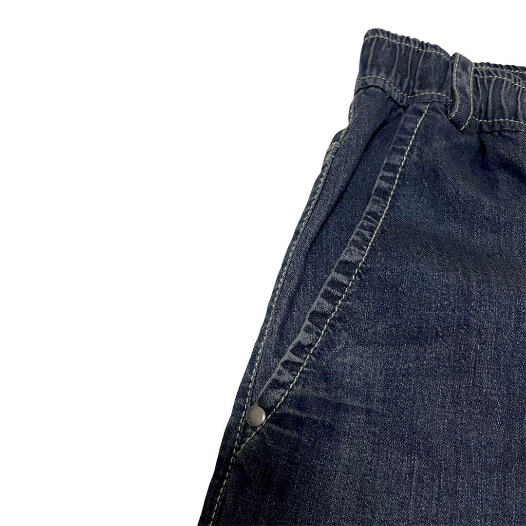 新品未使用✨ayaneアヤン ダンガリーバレルレッグワイドパンツ デニム 38