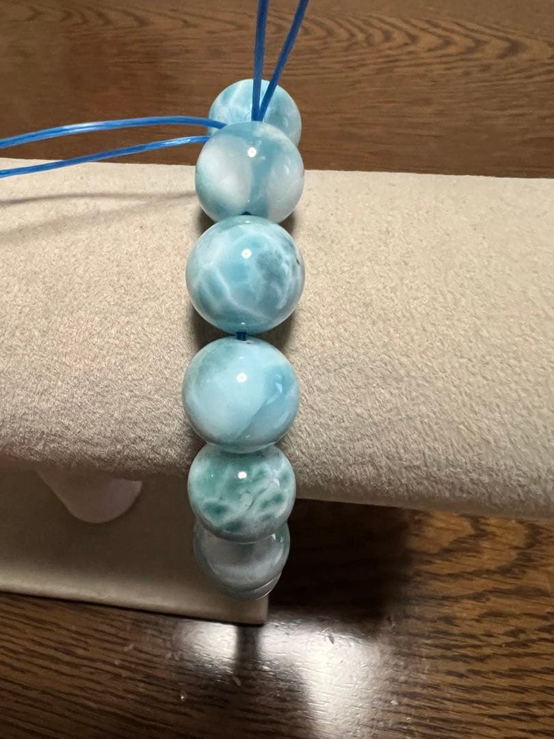 訳ありラリマー小さな黒点あり、濃いめ綺麗です