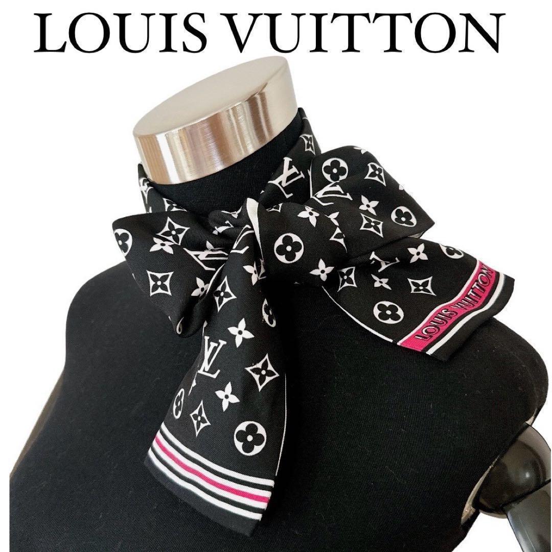 ルイヴィトン モノグラム マーブルズ シルク バンドー スカーフ タグ