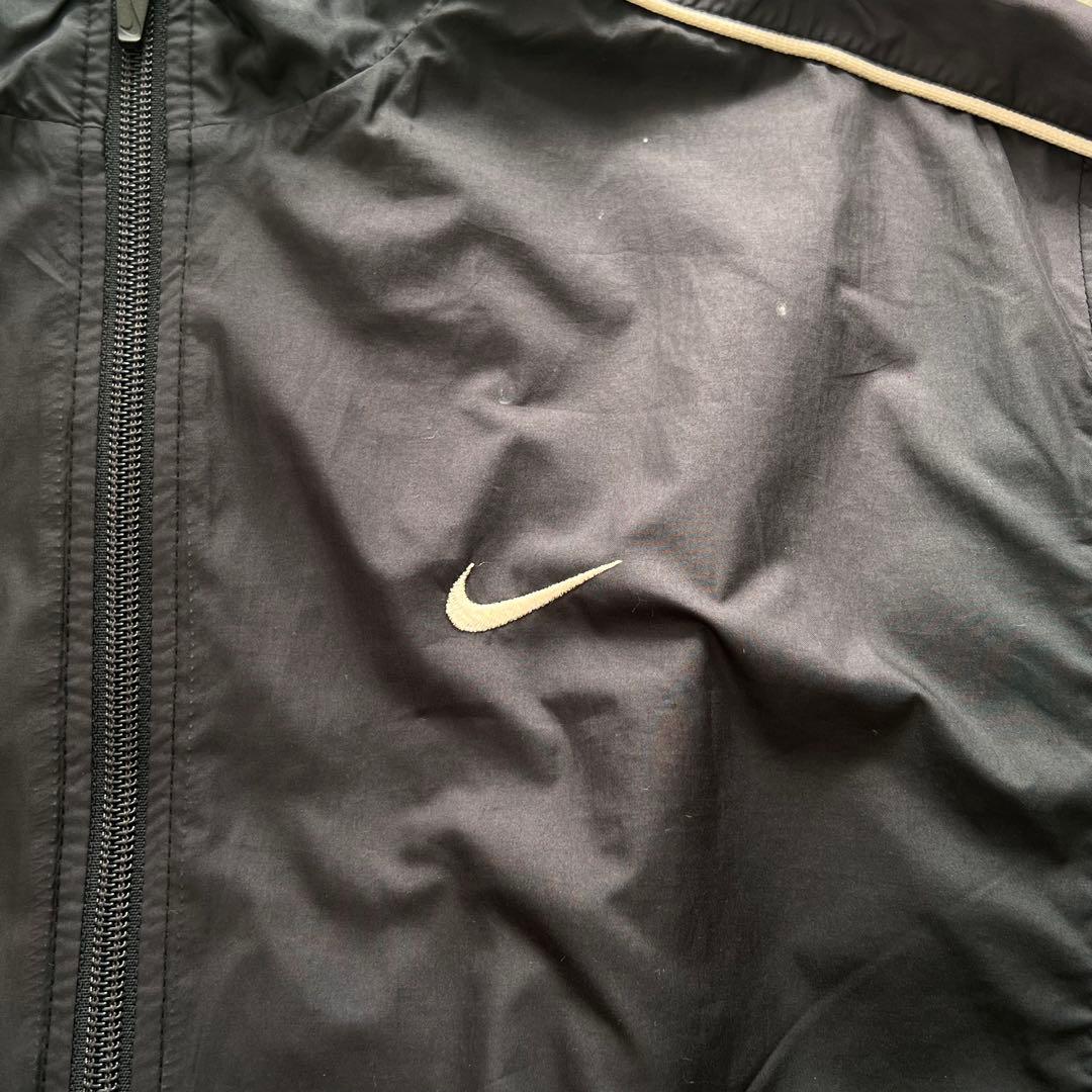 00s nike マンチェスターU 短丈 ドローコード ナイロンジャケット M