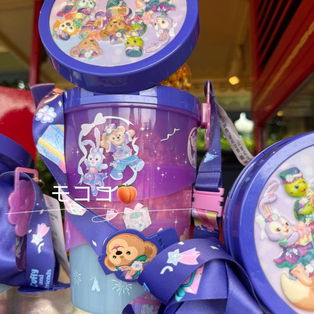 香港ディズニー 開園20周年記念 ダッフィーフレンズ ポップコーン